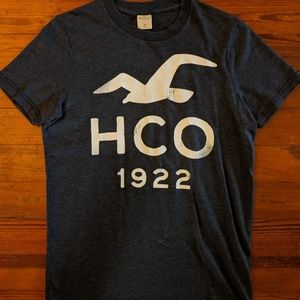 Hollister Navy T Shirt